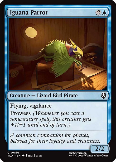 Iguana Parrot highlighted card art