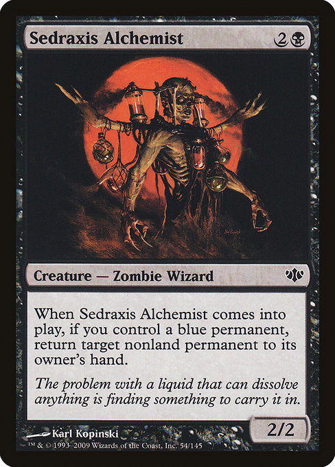 Sedraxis Alchemist highlighted card art