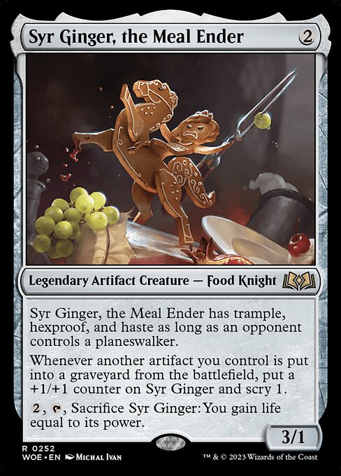 Syr Ginger, the Meal Ender from Wilds of Eldraine