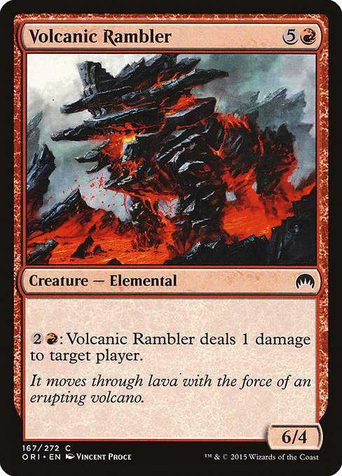 Volcanic Rambler highlighted card art