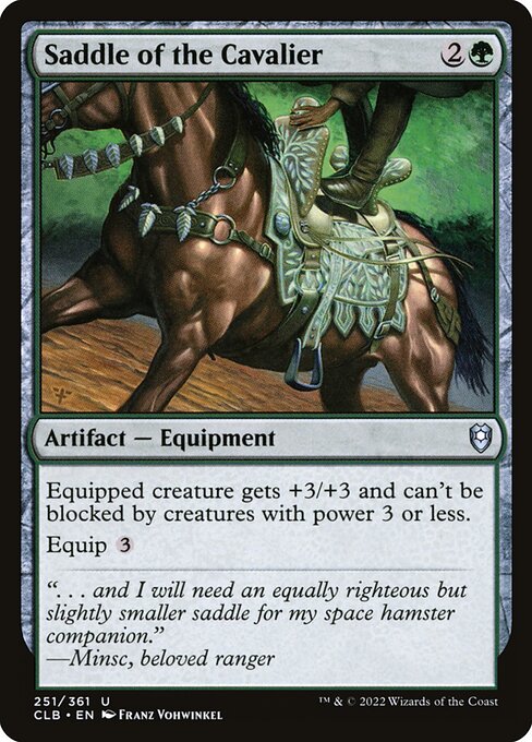Saddle of the Cavalier highlighted card art