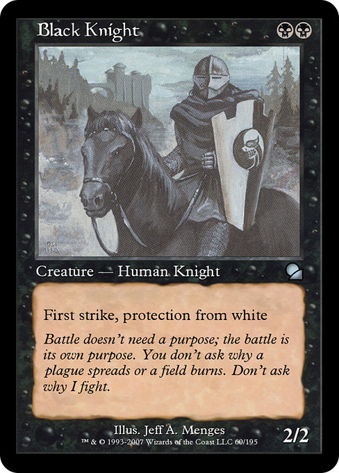 Black Knight from Masters Edition
