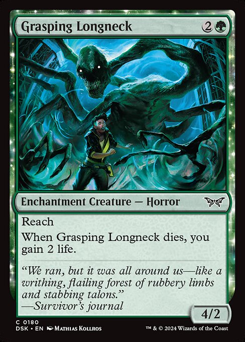 Grasping Longneck highlighted card art