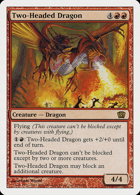 Two-Headed Dragon from Eighth Edition
