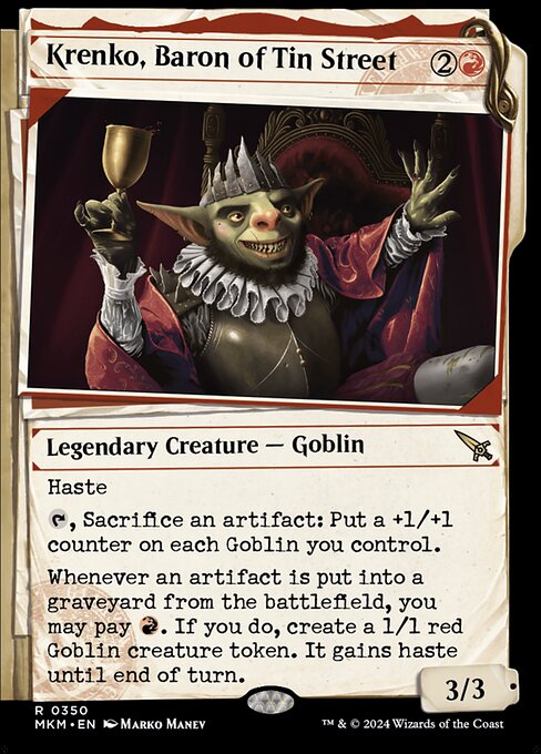 Krenko, Baron of Tin Street from Murders at Karlov Manor