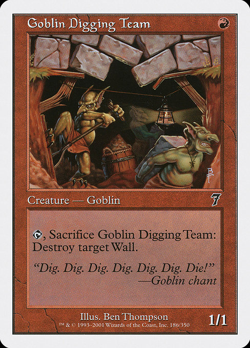 Goblin Digging Team highlighted card art