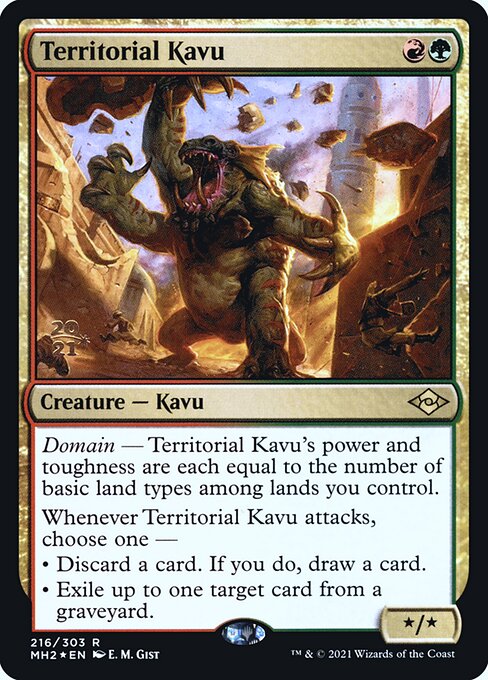Territorial Kavu from Modern Horizons 2 Promos