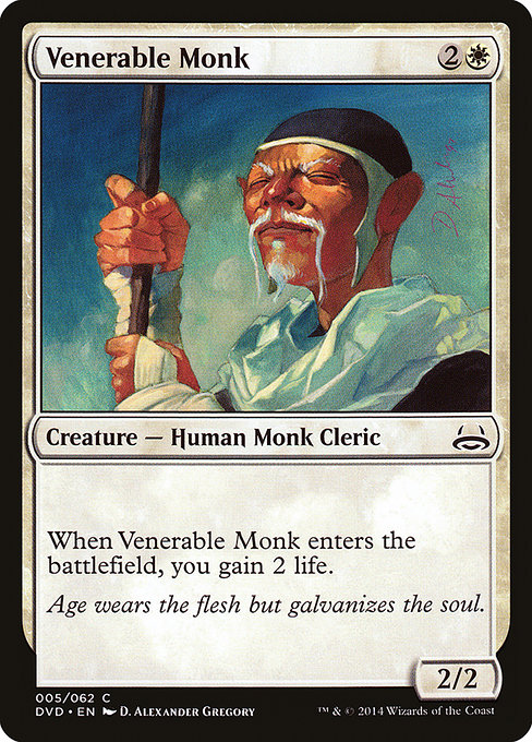 Venerable Monk highlighted card art