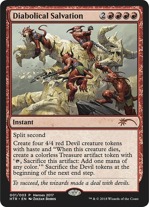 Diabolical Salvation highlighted card art
