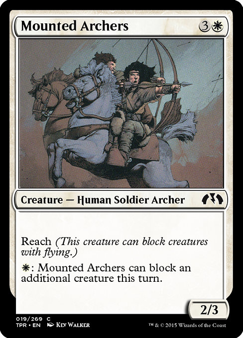 Mounted Archers highlighted card art
