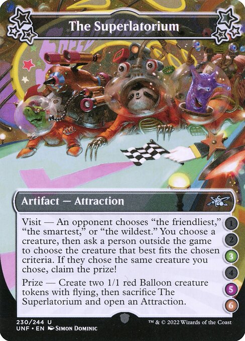 The Superlatorium highlighted card art