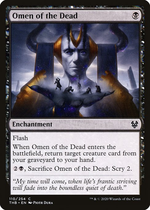 Omen of the Dead highlighted card art