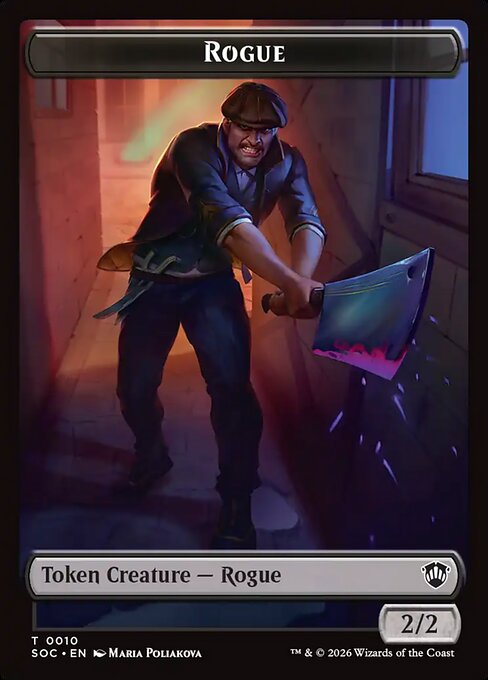 Rogue from Secrets of Strixhaven Commander Tokens