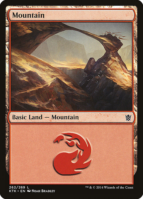 Mountain from Khans of Tarkir
