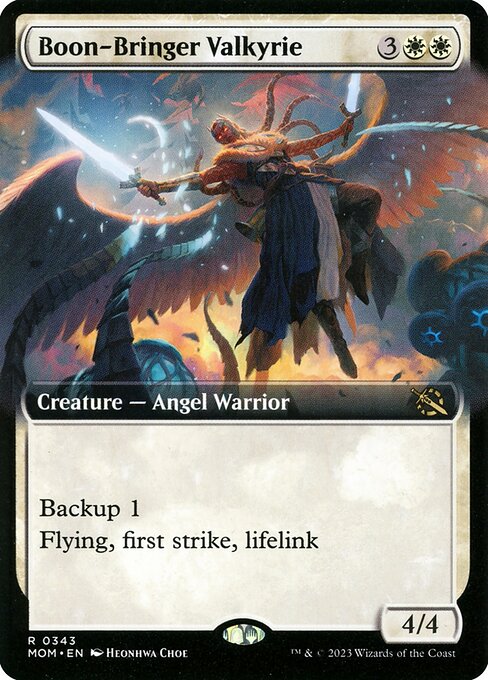 Boon-Bringer Valkyrie highlighted card art