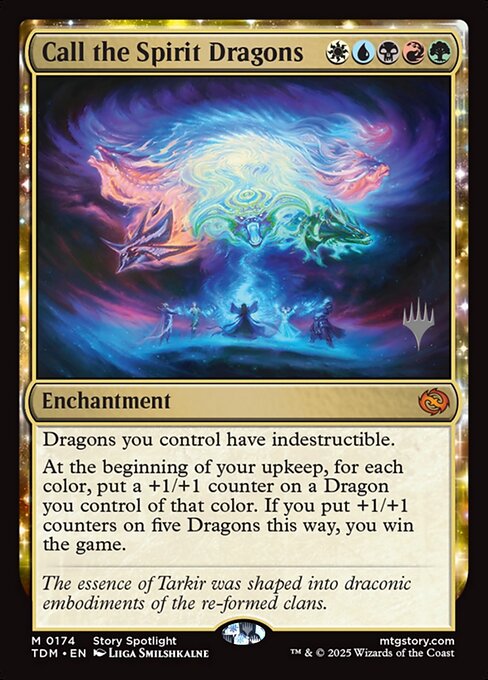 Call the Spirit Dragons from Tarkir: Dragonstorm Promos