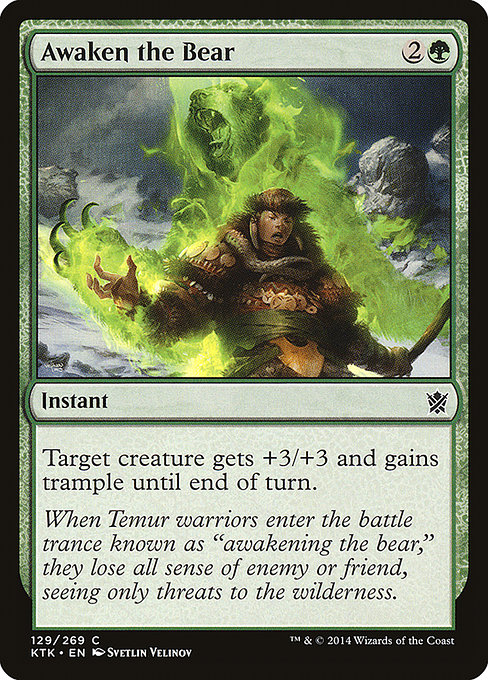 Awaken the Bear from Khans of Tarkir