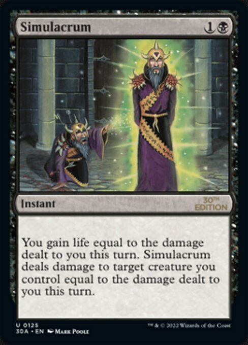 Simulacrum highlighted card art