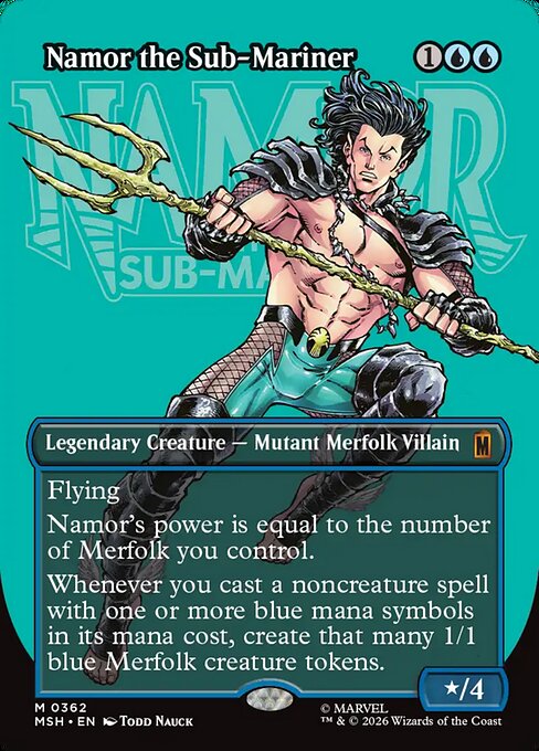 Namor the Sub-Mariner from Marvel Super Heroes