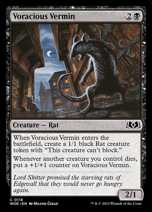 Voracious Vermin highlighted card art