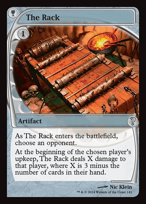 The Rack highlighted card art