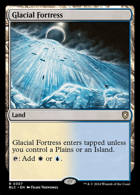 Glacial Fortress from Bloomburrow Commander
