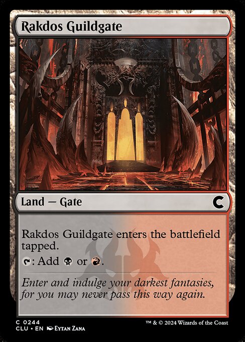 Rakdos Guildgate from Ravnica: Clue Edition