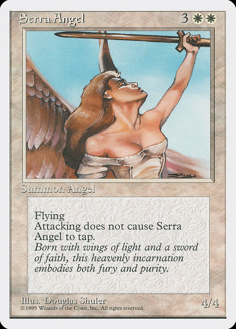 Serra Angel from Fourth Edition