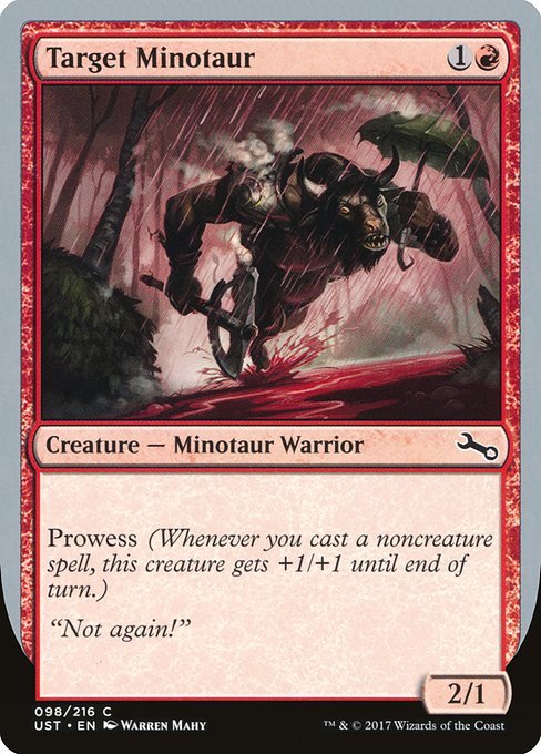 Target Minotaur from Unstable
