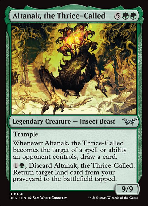 Altanak, the Thrice-Called highlighted card art
