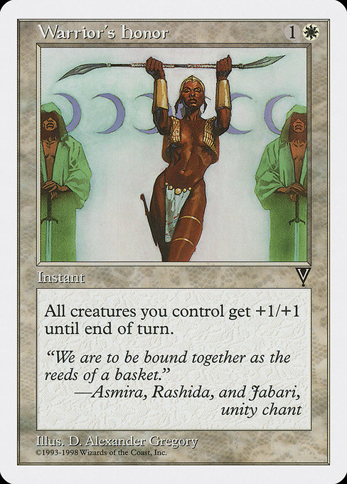 Warrior's Honor from Anthologies