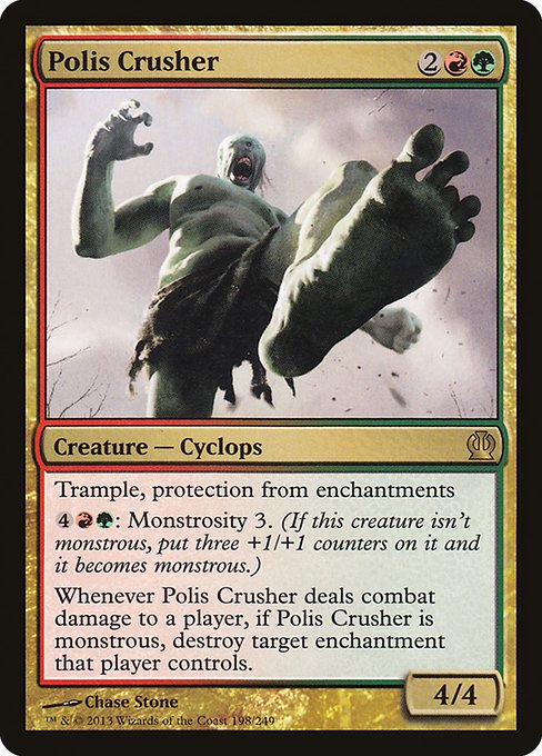 Polis Crusher highlighted card art