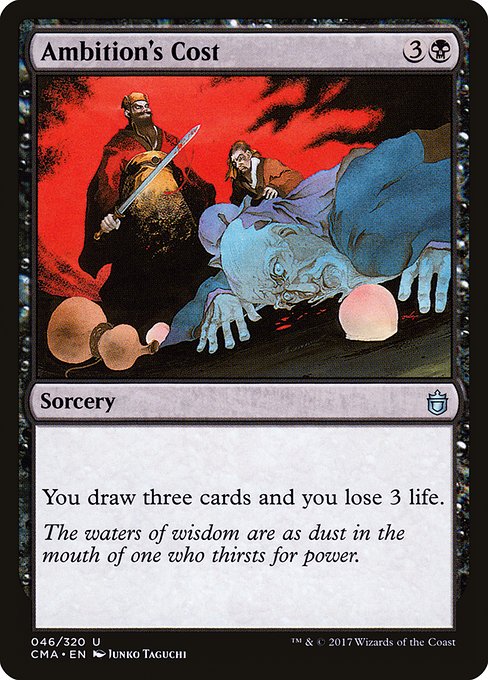 Ambition's Cost from Commander Anthology