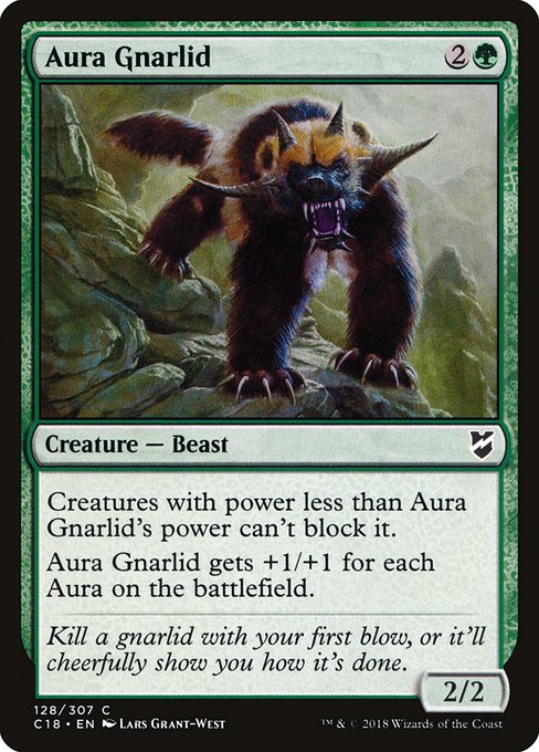 Aura Gnarlid from Commander 2018