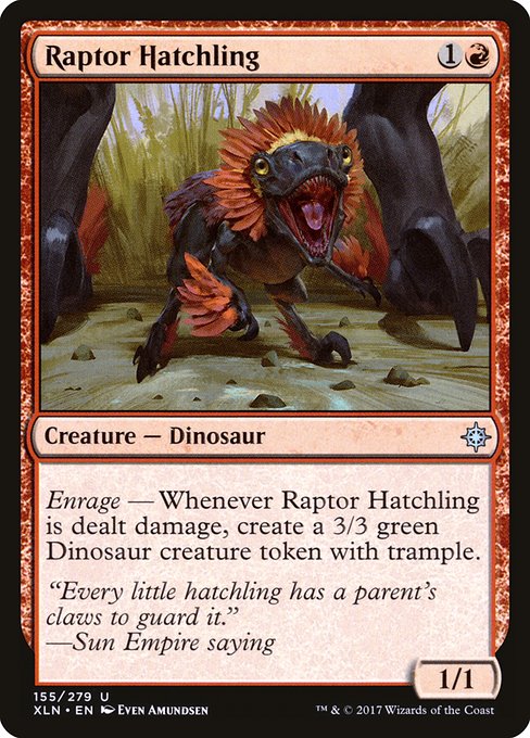 Raptor Hatchling highlighted card art