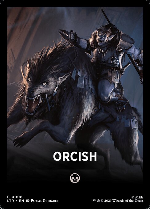 Orcish highlighted card art