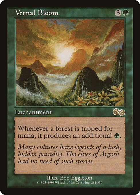 Vernal Bloom from Urza's Saga