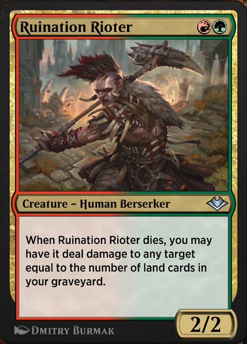 Ruination Rioter highlighted card art