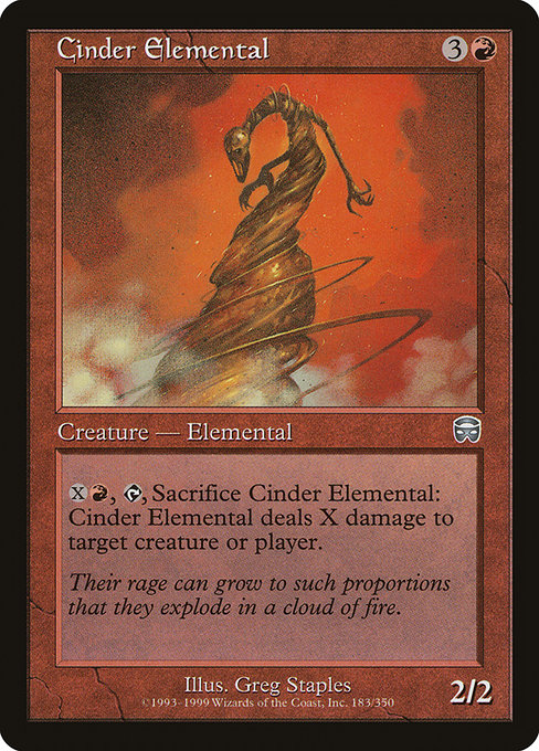 Cinder Elemental from Mercadian Masques