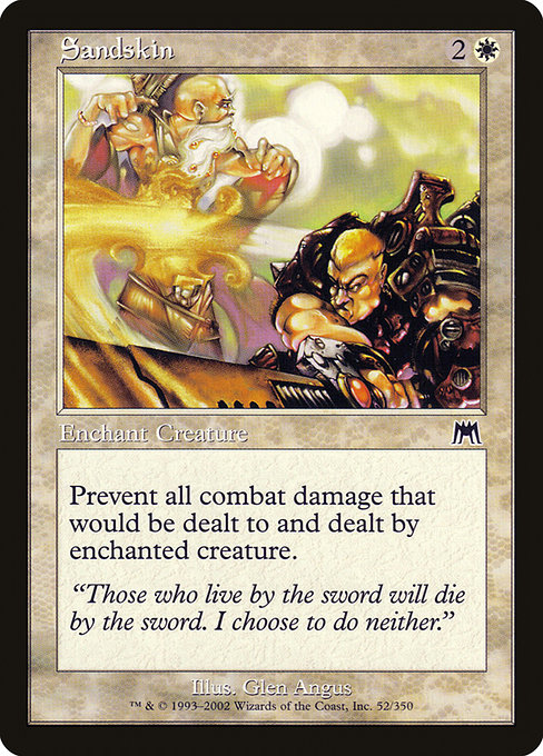 Sandskin highlighted card art