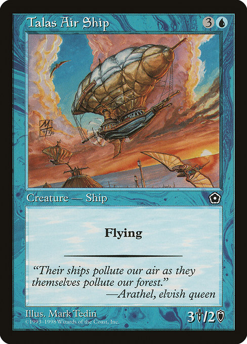 Talas Air Ship highlighted card art