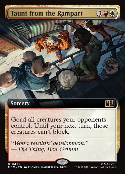 Taunt from the Rampart from Marvel Super Heroes Commander
