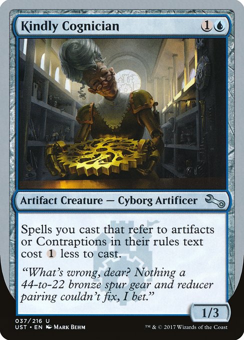 Kindly Cognician highlighted card art