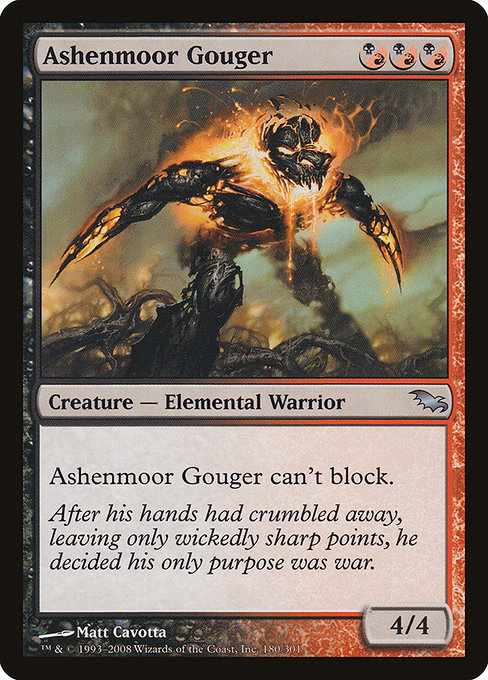 Ashenmoor Gouger from Shadowmoor