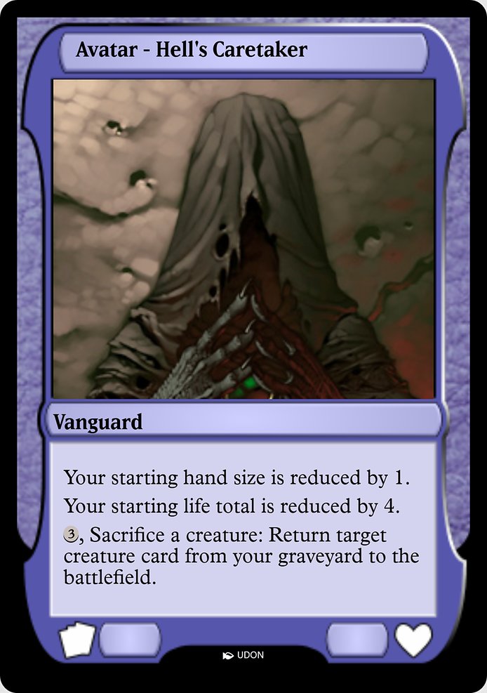 Hell's Caretaker Avatar highlighted card art