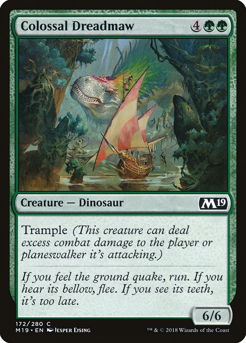 Colossal Dreadmaw from Core Set 2019