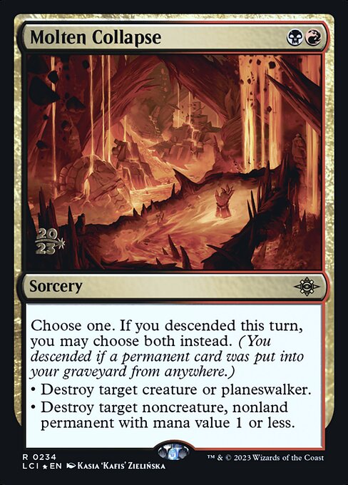 Molten Collapse from The Lost Caverns of Ixalan Promos
