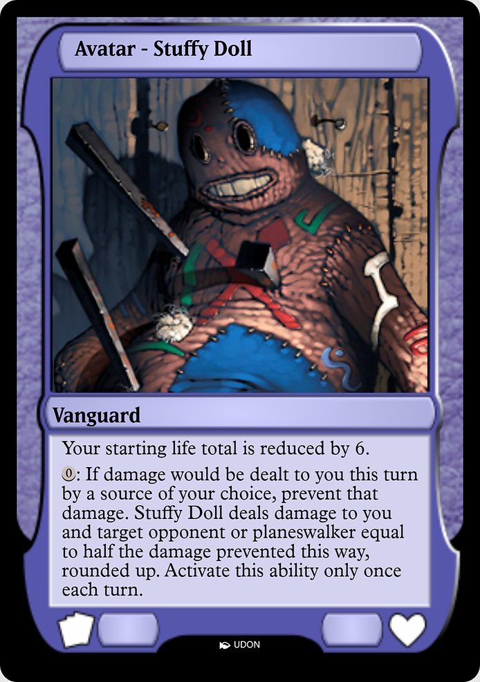 Stuffy Doll Avatar highlighted card art