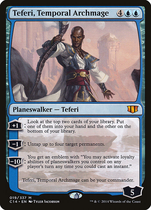Teferi, Temporal Archmage from Commander 2014