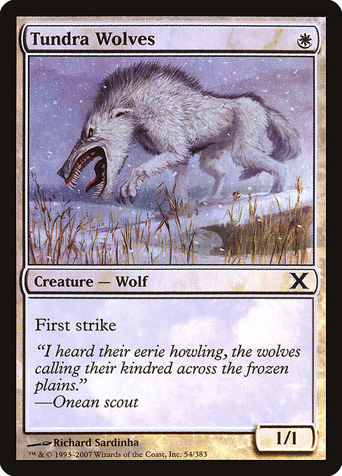 Tundra Wolves from Tenth Edition